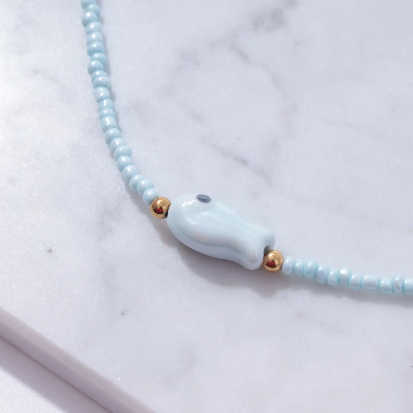 Haven | Good Luck Fish Bahama Wood Bead Necklace | Vagabond | Apparel | Boutique