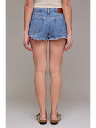 Hidden Jeans | Kayla Shorts Chewed Hem | Back | Vagabond | Apparel | Boutique