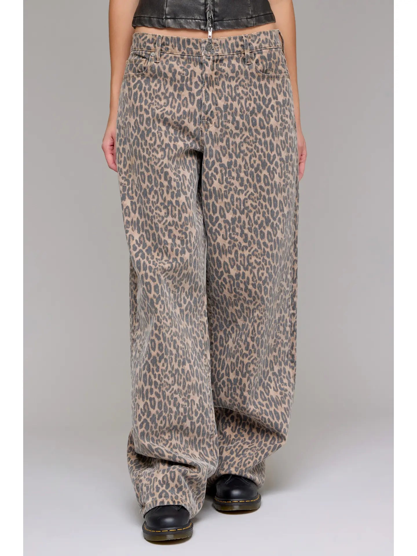 Hidden Jeans | Low Slung Baggy Jeans | Cheetah | Vagabond | Apparel | Boutique