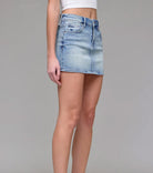Hidden Jeans | Peyton Micro Mini Skirt | Side | Vagabond | Apparel | Boutique