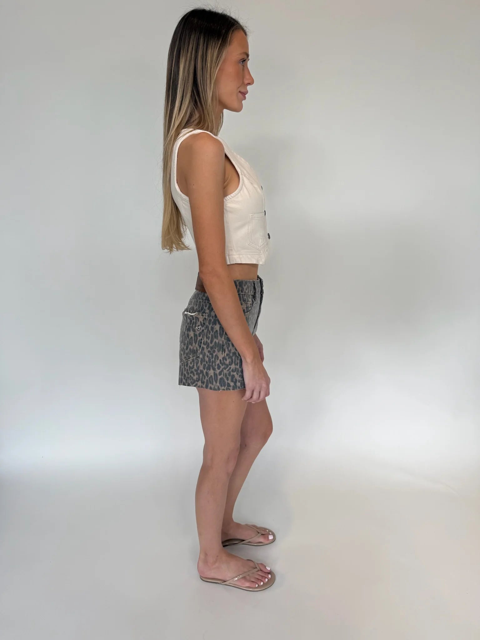 Hidden Jeans | Kenzie High Rise Shorts | Side | Vagabond | Apparel | Boutique