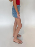 Hidden Jeans | Sofie Mom Short | Side | Vagabond | Apparel | Boutique