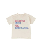 Holland Ave Clothing | Loves Jesus And America Top | Vagabond | Apparel | Boutique