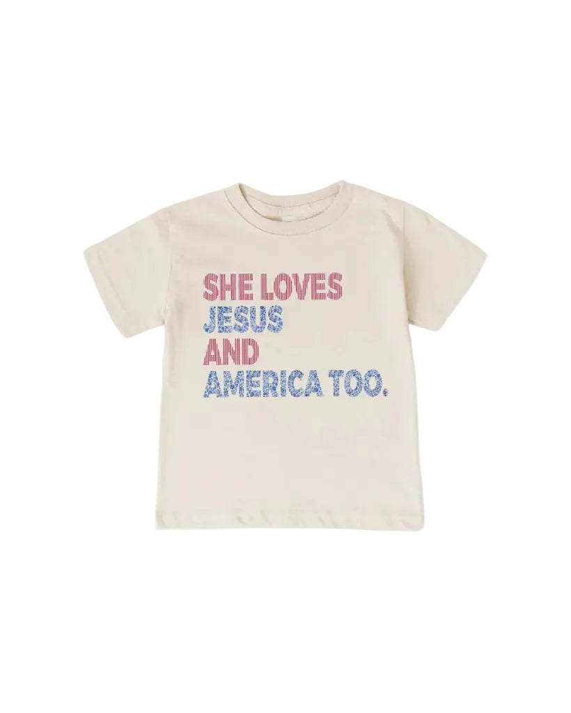 Holland Ave Clothing | Loves Jesus And America Top | Vagabond | Apparel | Boutique
