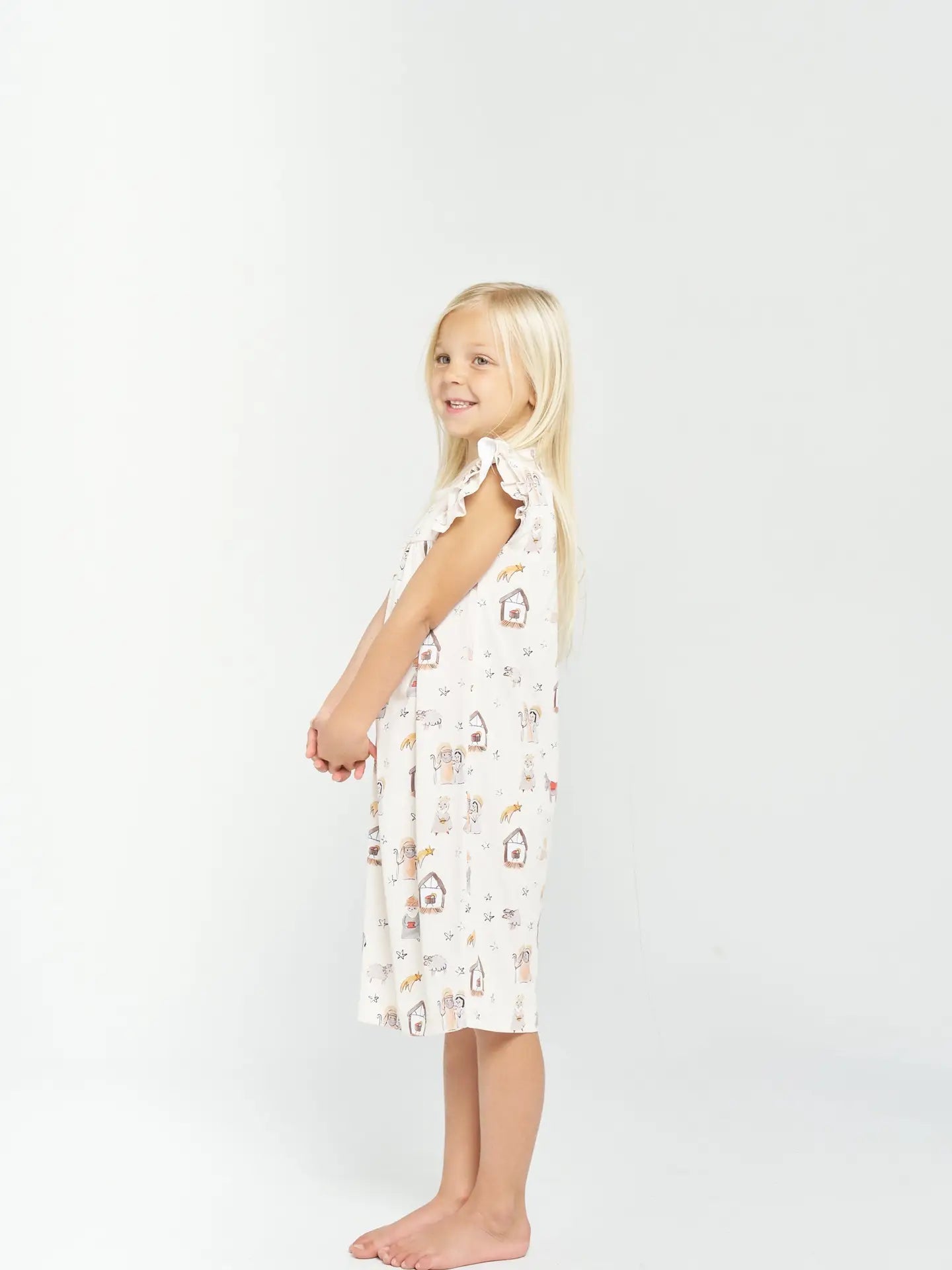 Holy Pals | Away In A Manger Nightgown | Side | Vagabond | Apparel | Boutique