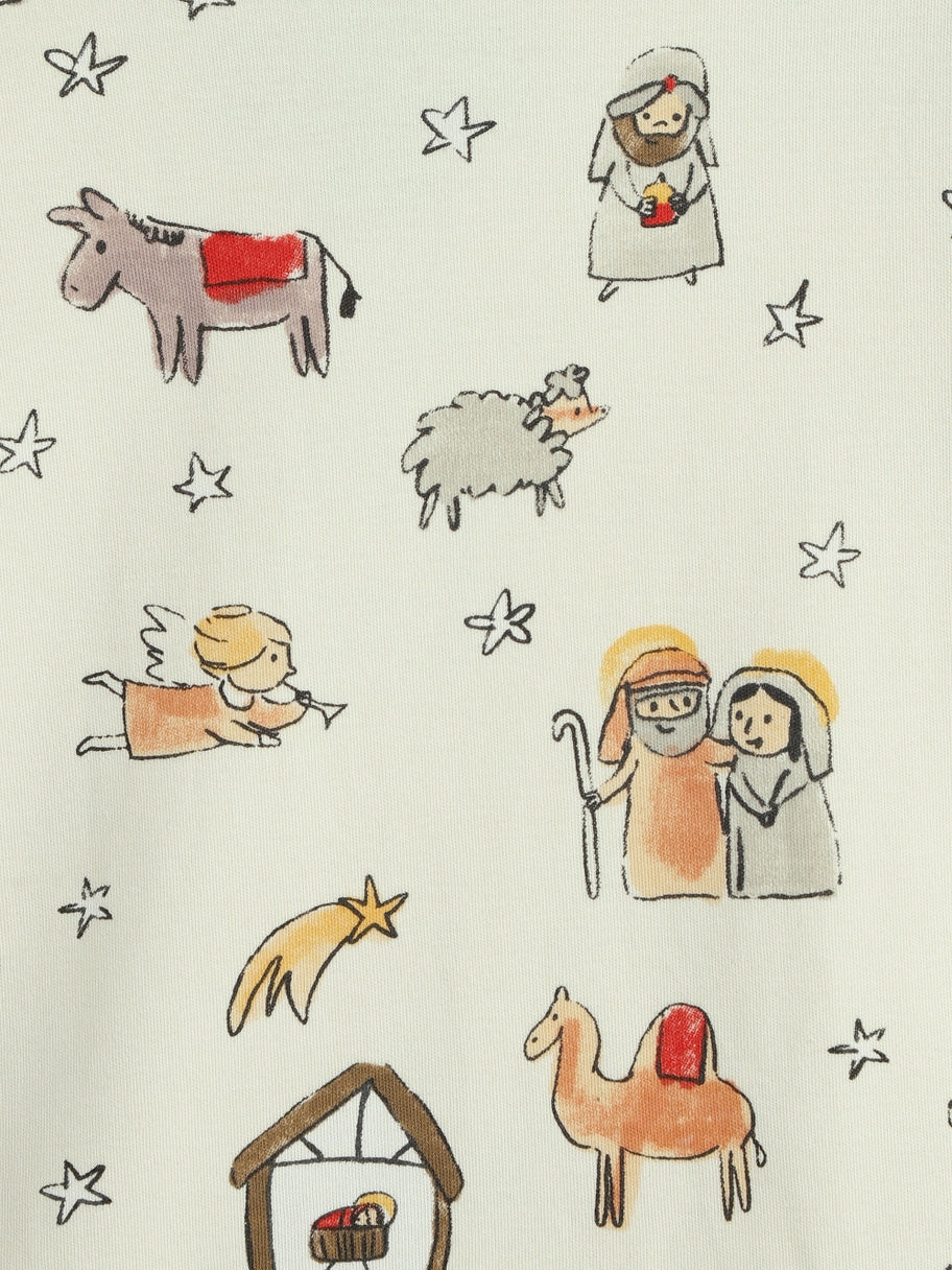 Holy Pals | Away In A Manger Footless Onesie | Swatch | Vagabond | Apparel | Boutique