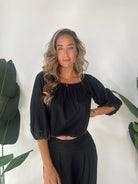Sole Tulum Top Black | Vagabond Apparel Boutique