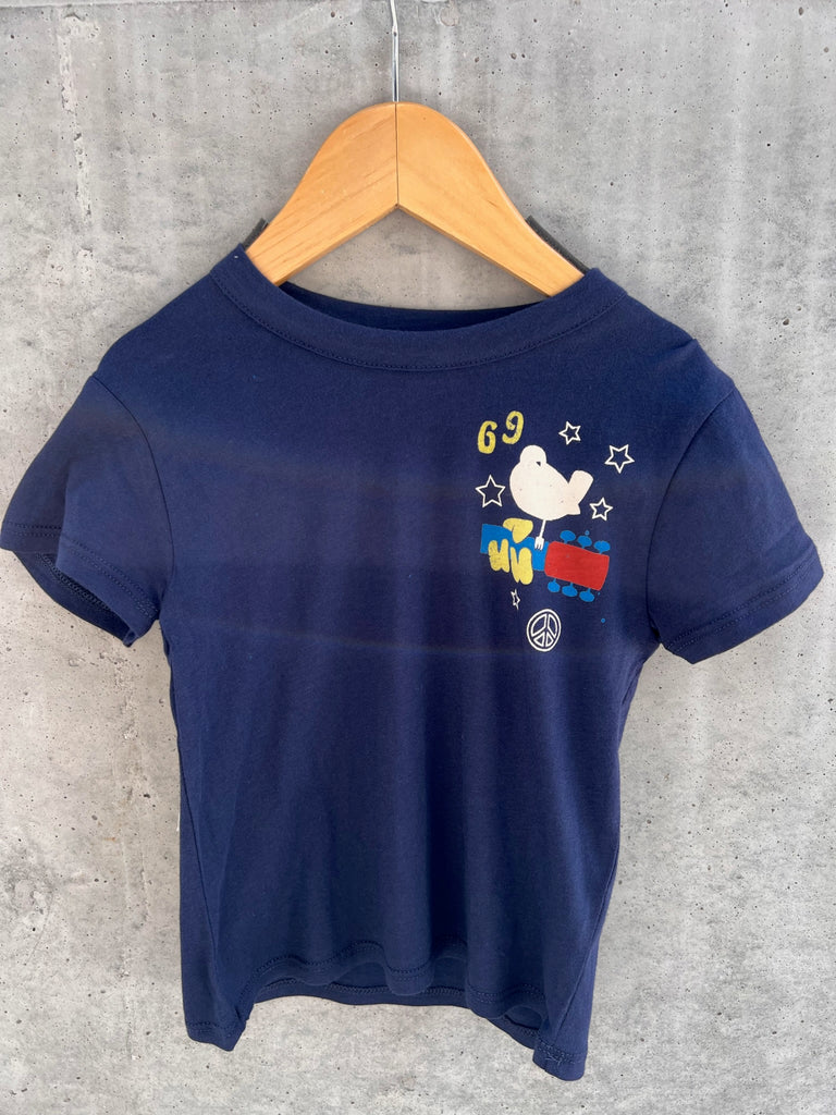 Chaser Kid Colby Tee Woodstock Americana Navy