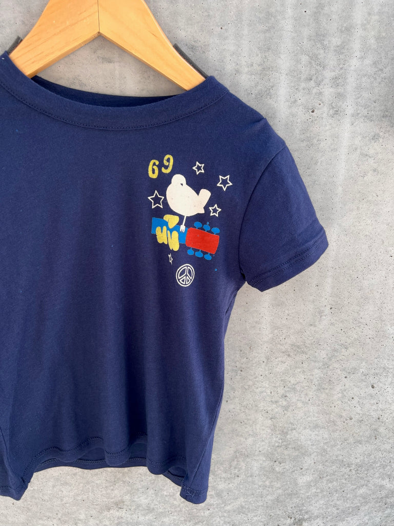 Chaser Kid Colby Tee Woodstock Americana Navy