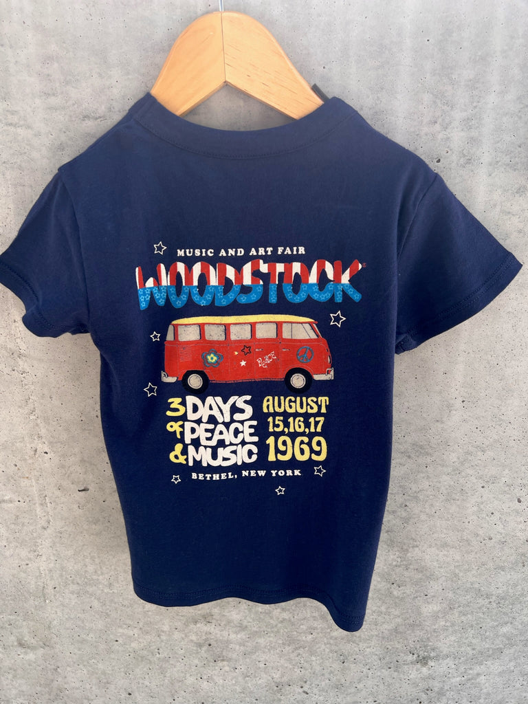 Chaser Kid Colby Tee Woodstock Americana Navy