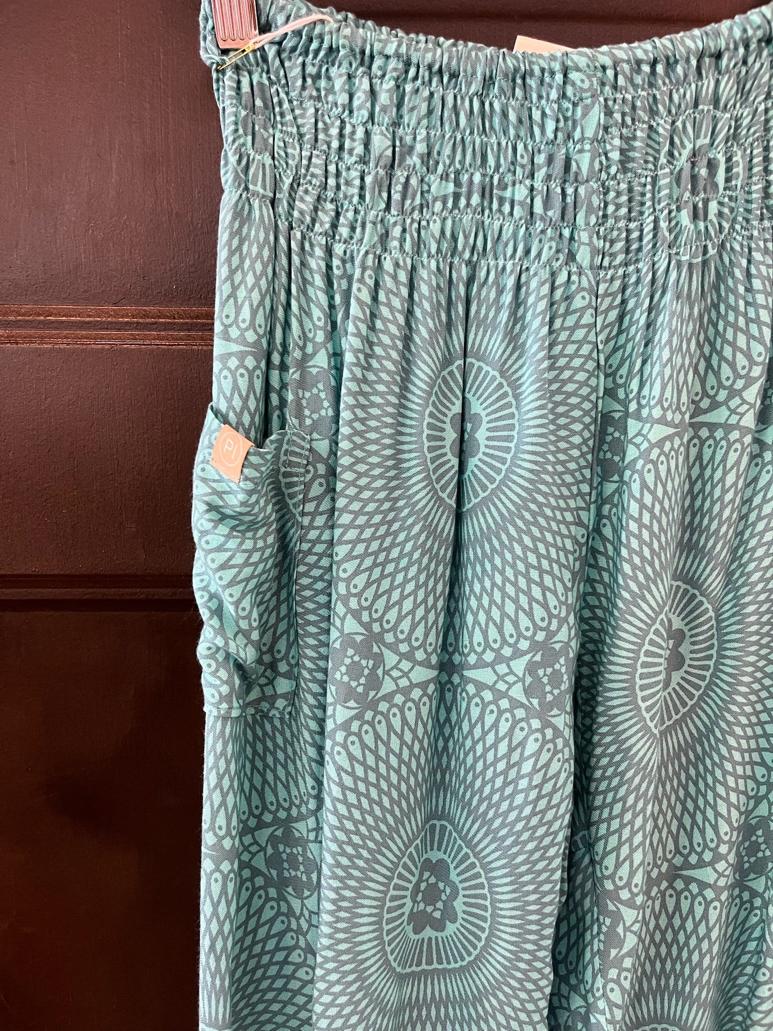 PiYoga Teal Flower Of Life Kids Pant | Vagabond Apparel Boutique