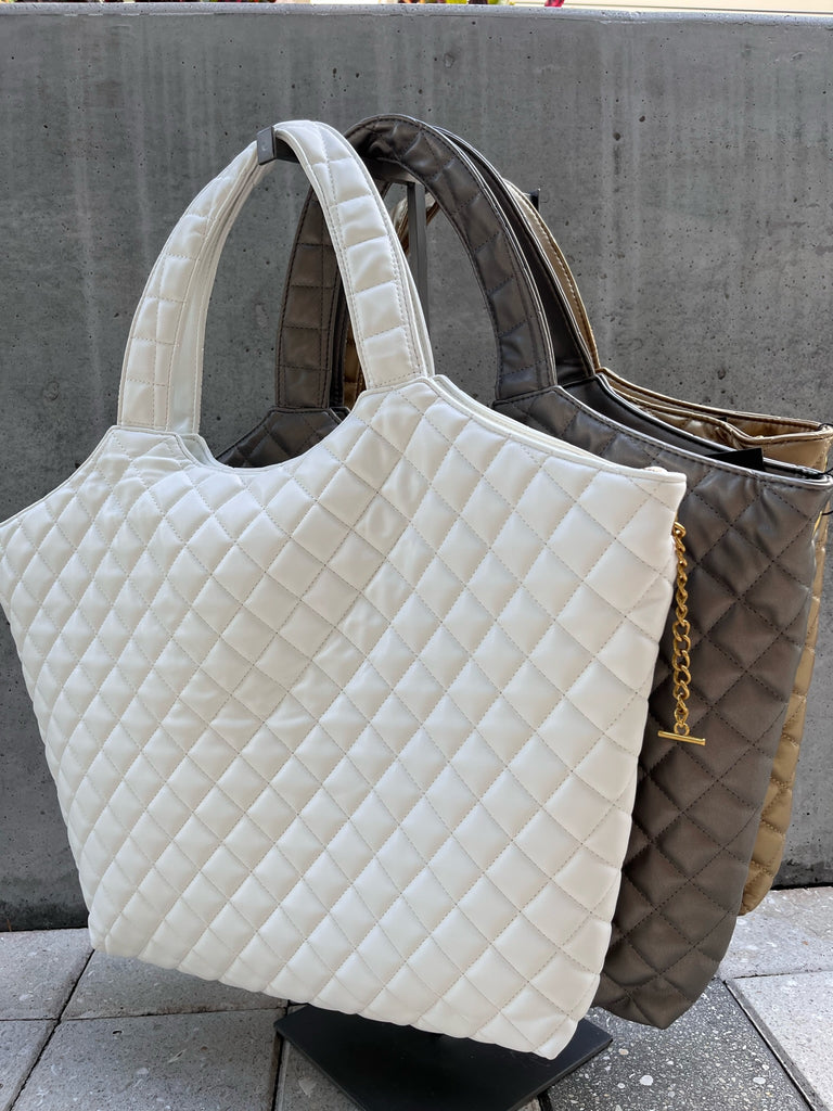 BC Large Quilted Tote