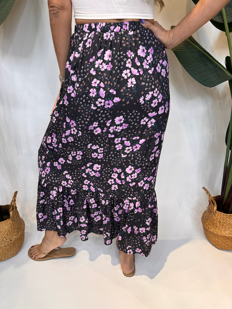 Saltwater Luxe Rex Skirt Multi/Floral Print