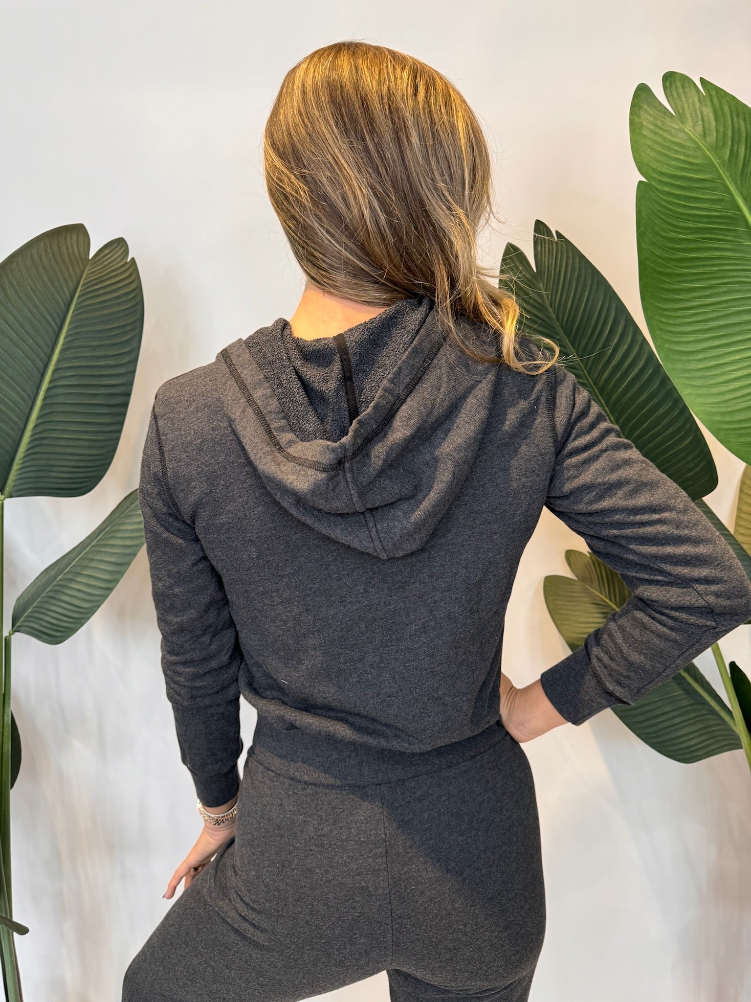 Sundry Zip Pocket Hoodie Black