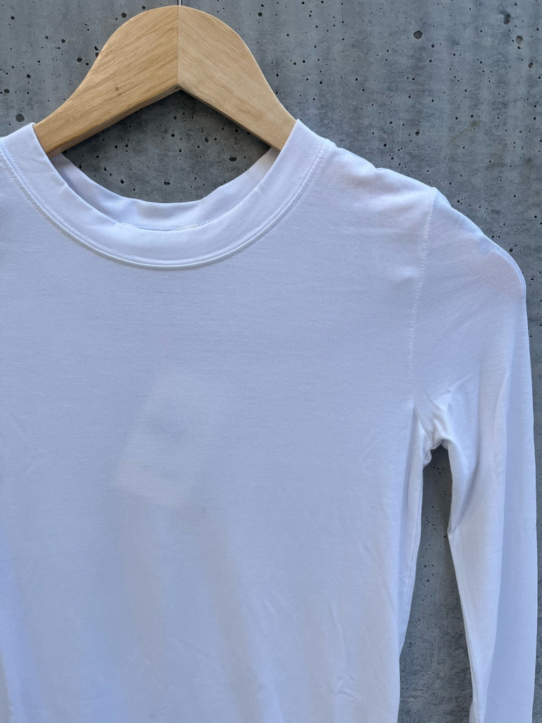 Splendid Bamboo LS Tee White