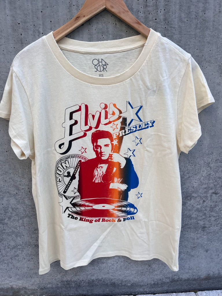 Chaser Elvis The King Vicious Tee Almond