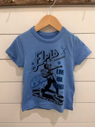 Chaser Kid Sun Record Tee Lake Blue