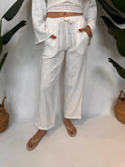 Phie Organic Cotton Pant White