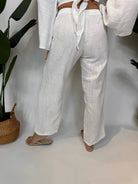 Phie Organic Cotton Pant White