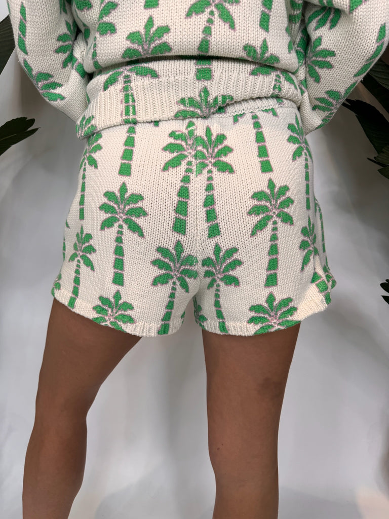 Show Me Your Mumu Boardwalk Shorts Palm Knit