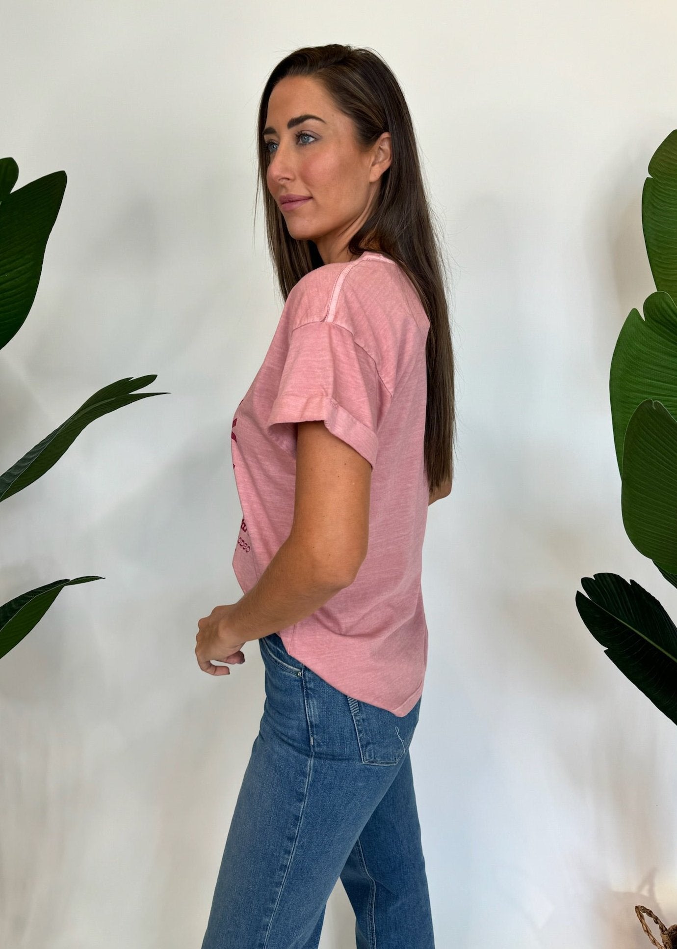 Girl Dangerous Second Rodeo Tee Dusty Pink | Vagabond Apparel Boutique