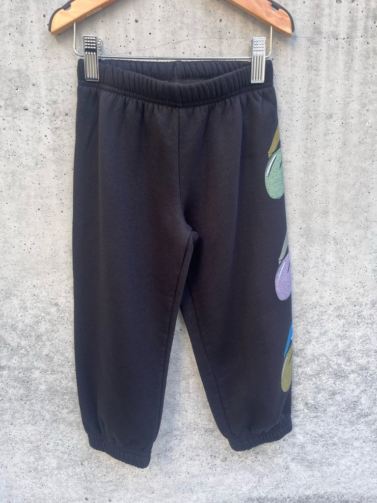 Rowdy Sprouts Rolling Stones Sweatpants Jet Black