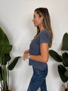 Sundry V Neck Tee