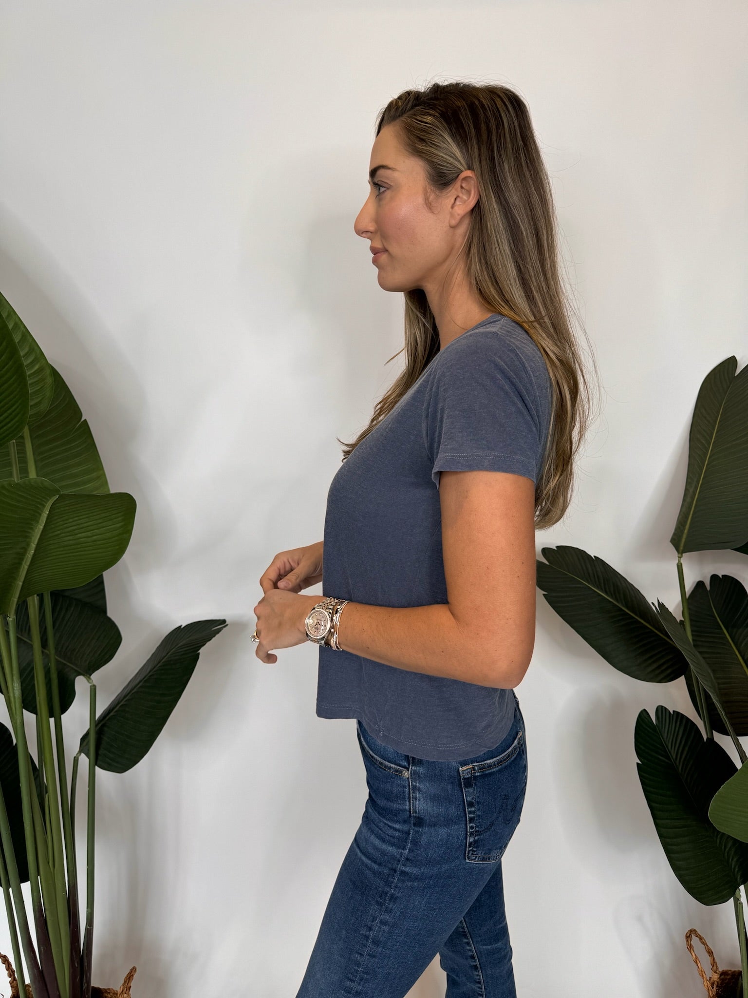 Sundry V Neck Tee