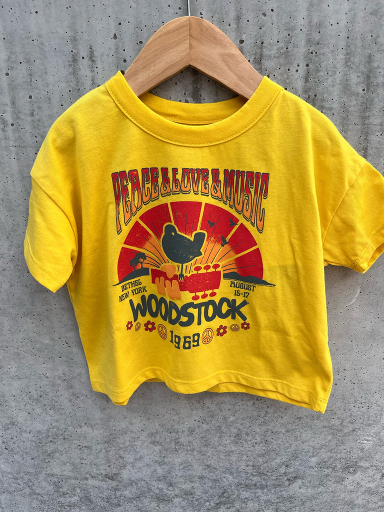 Chaser Kid Woodstock Peach & Love & Music Tee