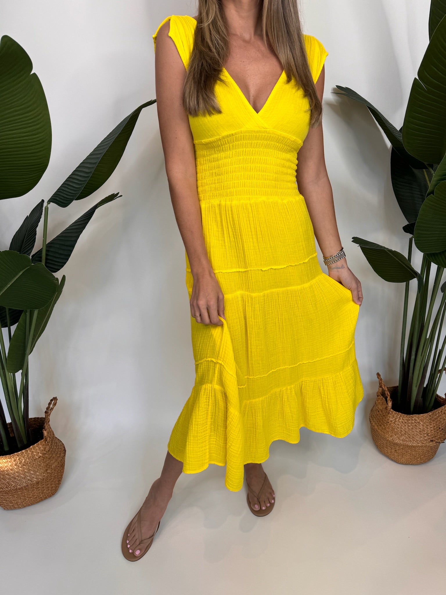 Felicite Smocked Maxi Dress