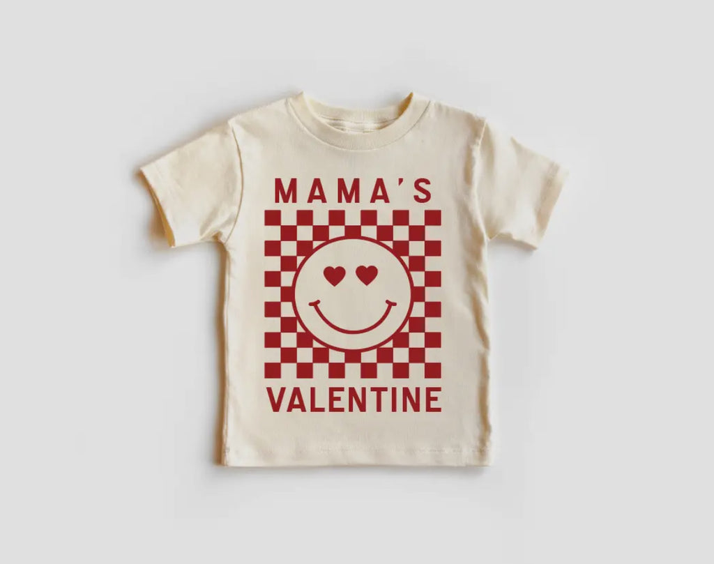 Saved By Grace Kid Mama's Valentine Tee Natural