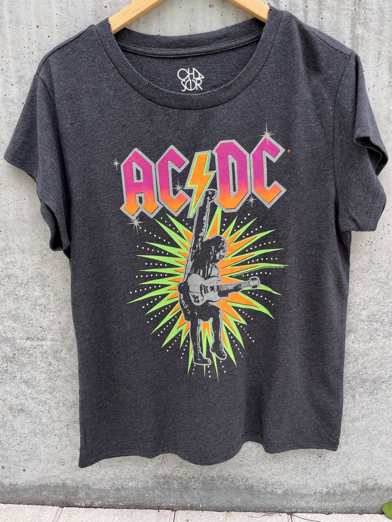 Chaser AC/DC Let There Be Rock Tee Licorice