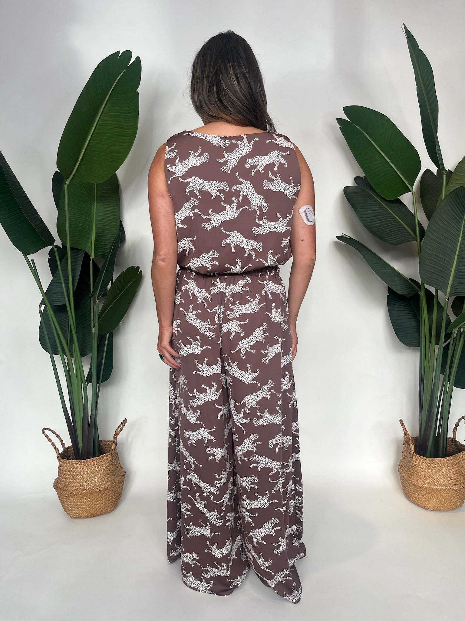 KLD Animal Print Bubble Hem Crop Top | Vagabond Apparel Boutique