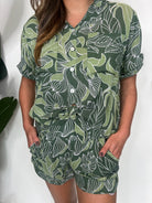 Khush Zariah Shirt Tropical Green | Vagabond Apparel Boutique