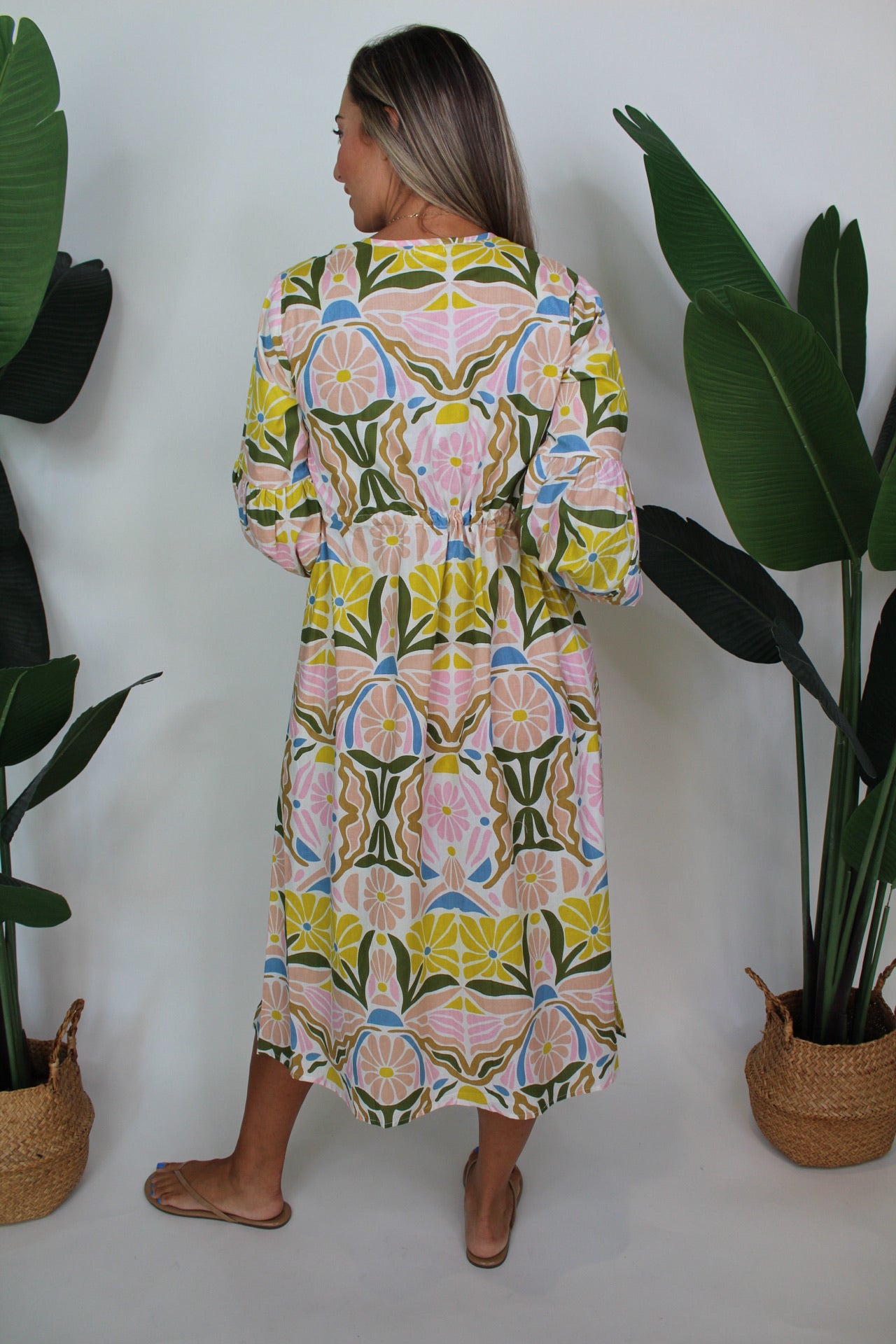 Farylina Boho Dress Mixed | Vagabond Apparel Boutique