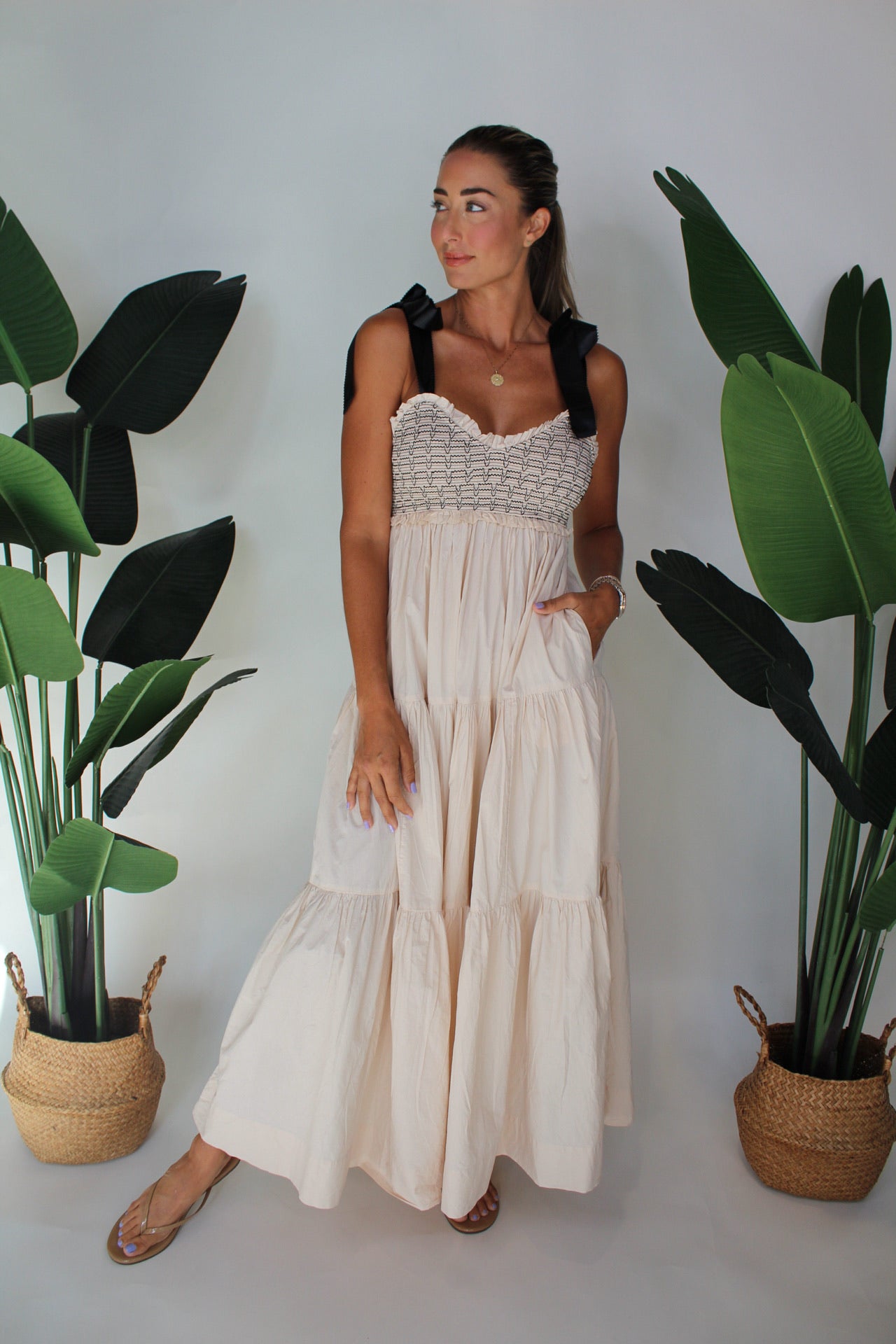Free People Bluebell Solid Maxi Vacation Sand | Vagabond Apparel Boutique