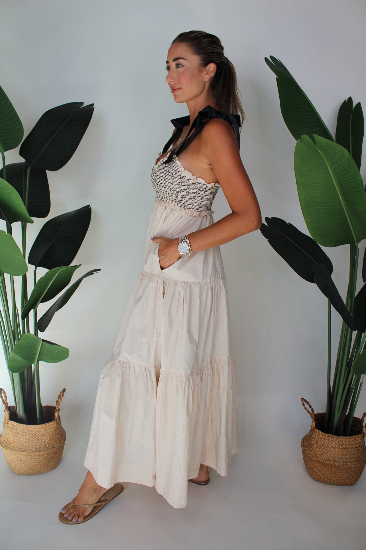 Free People Bluebell Solid Maxi Vacation Sand | Vagabond Apparel Boutique