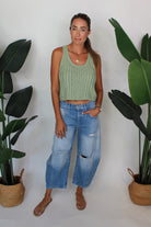Free People Good Luck Mid Rise Barrel Jean | Vagabond Apparel Boutique