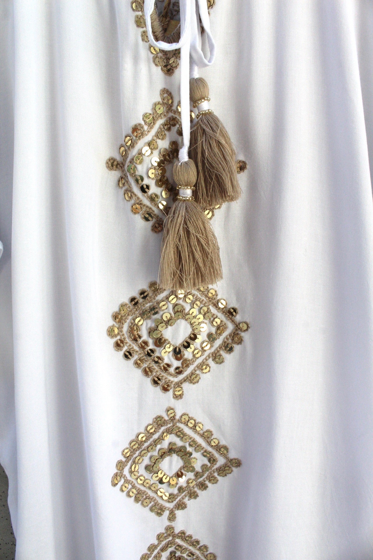 Skemo Kid Bling Short Kaftan White | Vagabond Apparel Boutique