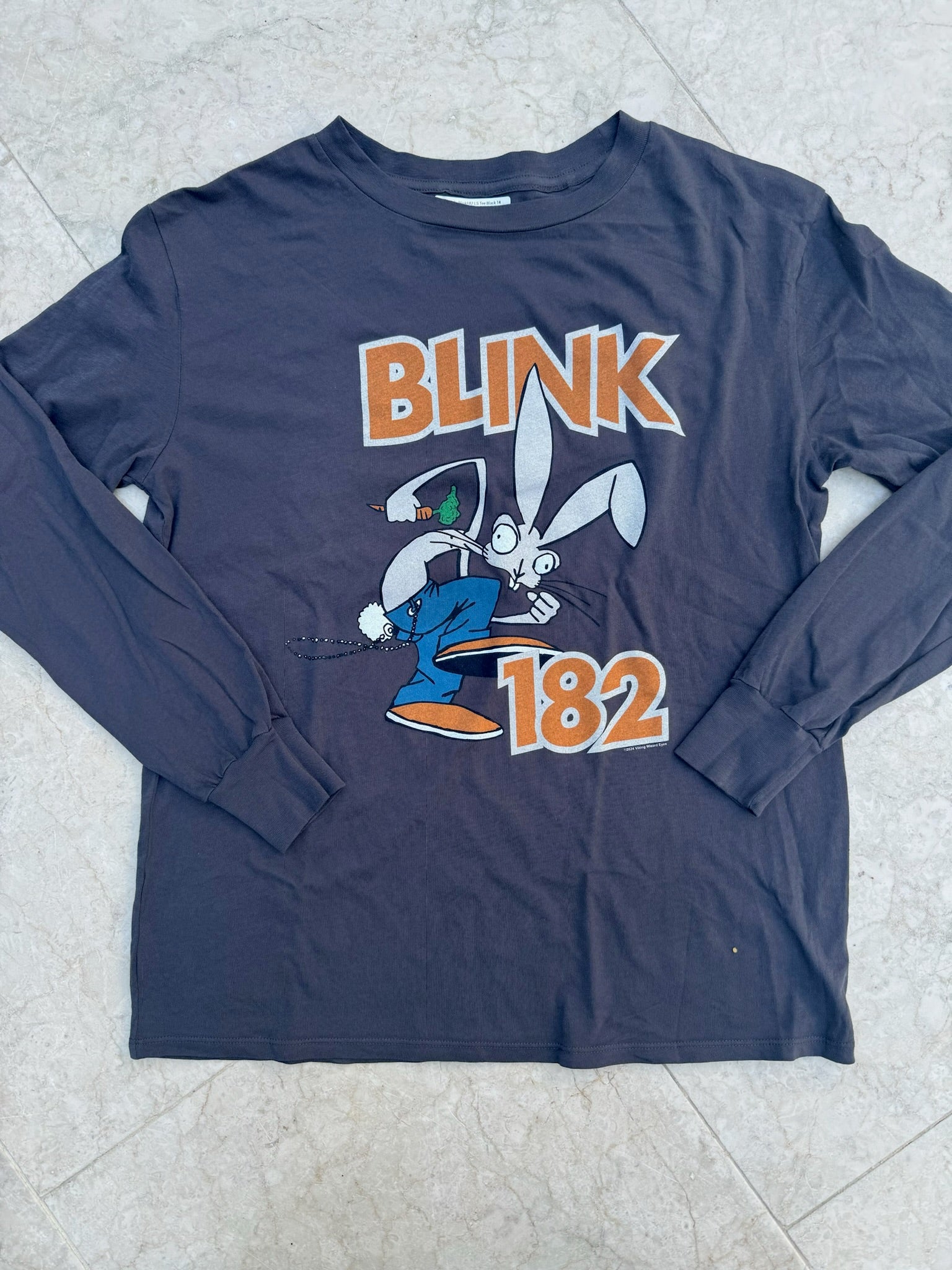 Rowdy Sprouts Blink 182 LS Tee Vintage Black | Vagabond Apparel