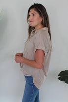 Splendid Short Sleeve Paige Shirt | Vagabond Apparel Boutique
