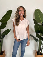 Splendid Paloma Blouse Moonstone | Vagabond Apparel Boutique