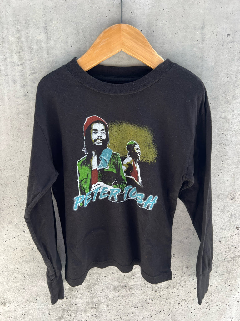 Rowdy Sprouts Peter Tosh Organic L/S Tee Jet Black
