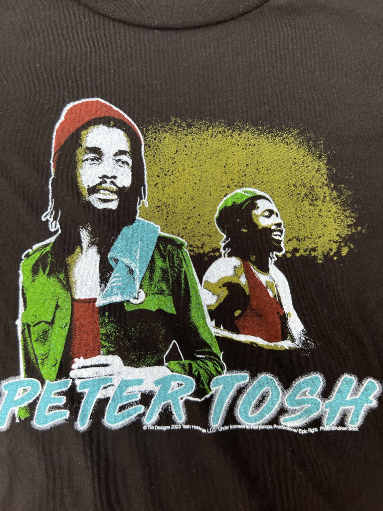 Rowdy Sprouts Peter Tosh Organic L/S Tee Jet Black