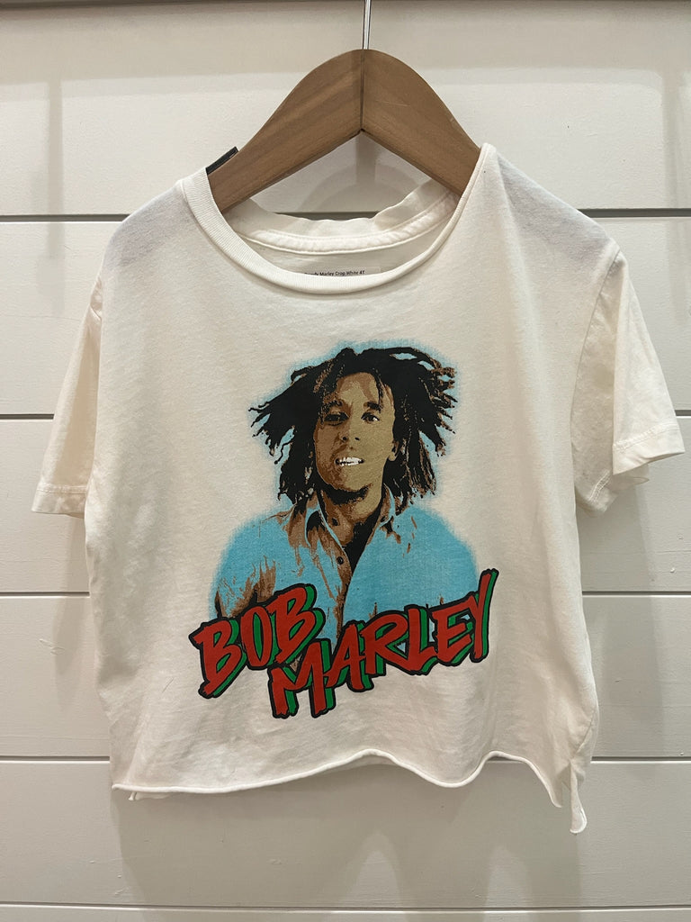 Rowdy Sprouts Bob Marley Not quite Crop SS Tee