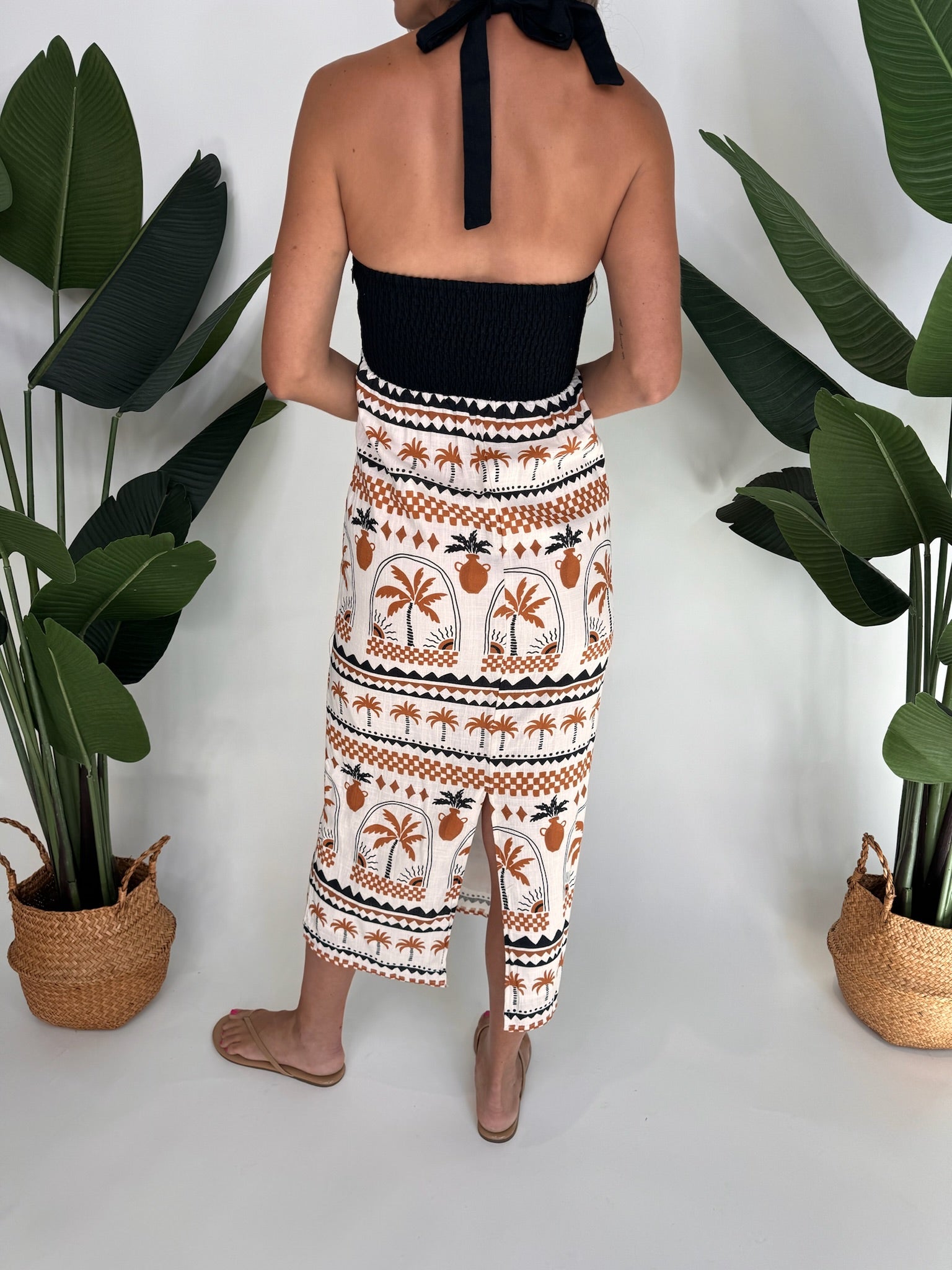 Mink Pink Hestia Halter Neck Midi Dress