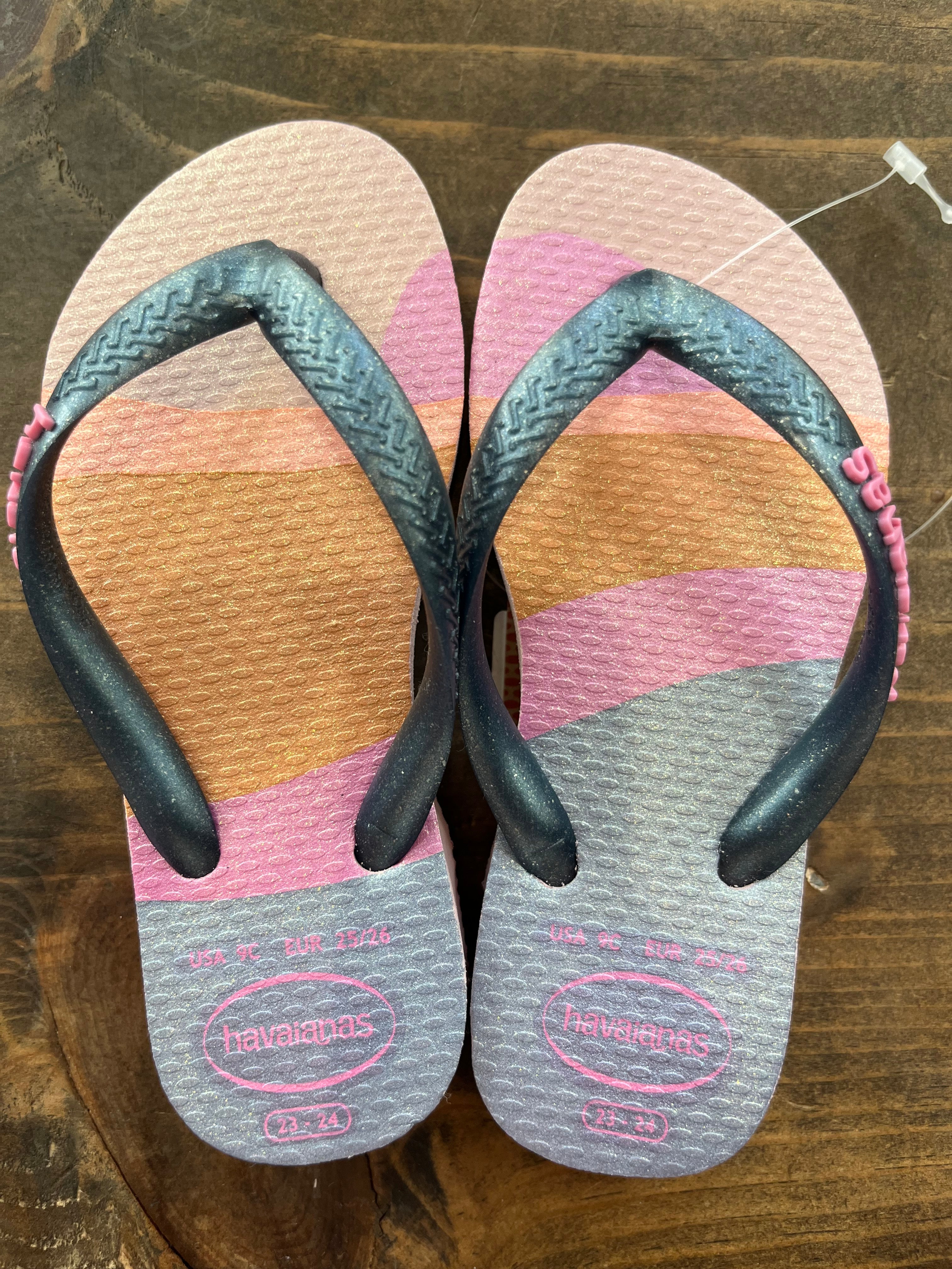 Havaianas Kid Slim Palette Glow Sandal Peony/Rose