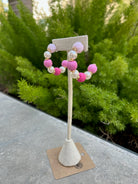 GSA Pearl/Raffia Hoops