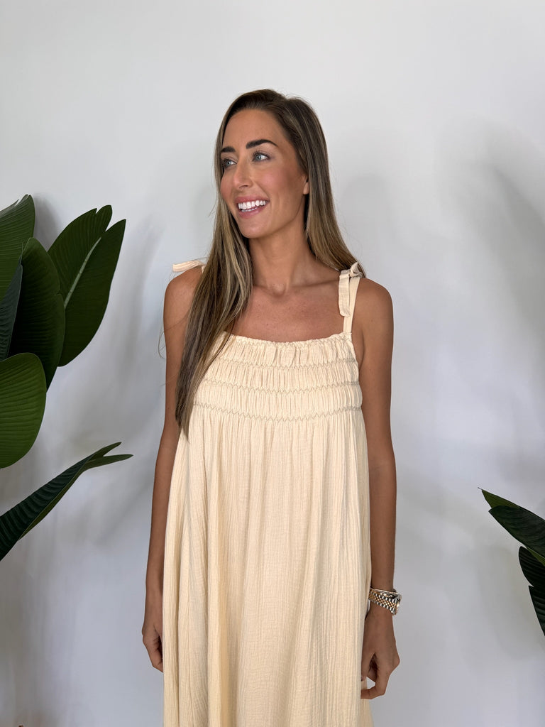 By Together Samara Maxi Dress Natural