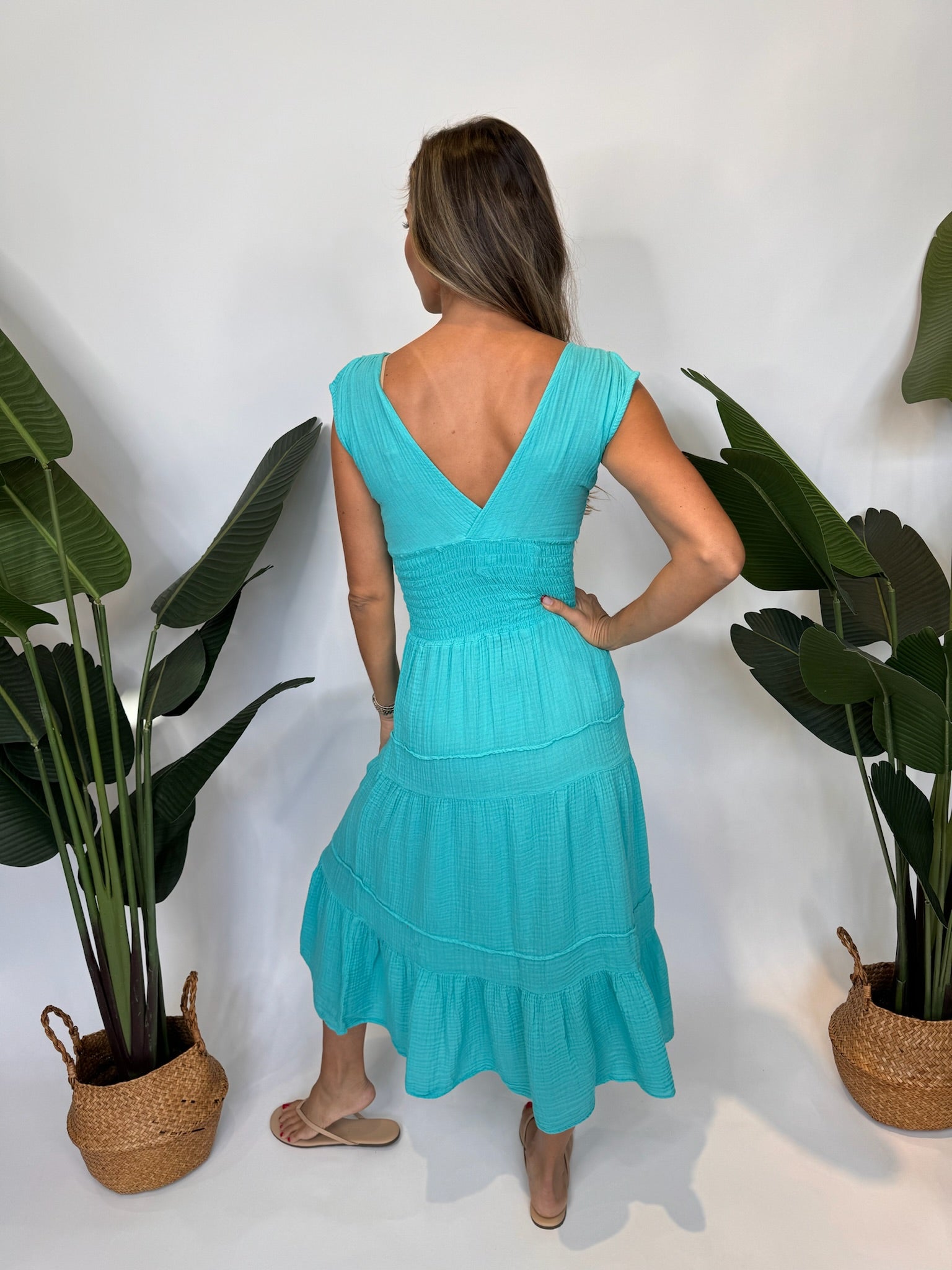 Felicite Smocked Maxi Dress